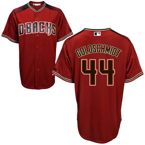 Diamondbacks #44 Paul Goldschmidt Red/Brick New Cool Base Stitched MLB Jersey